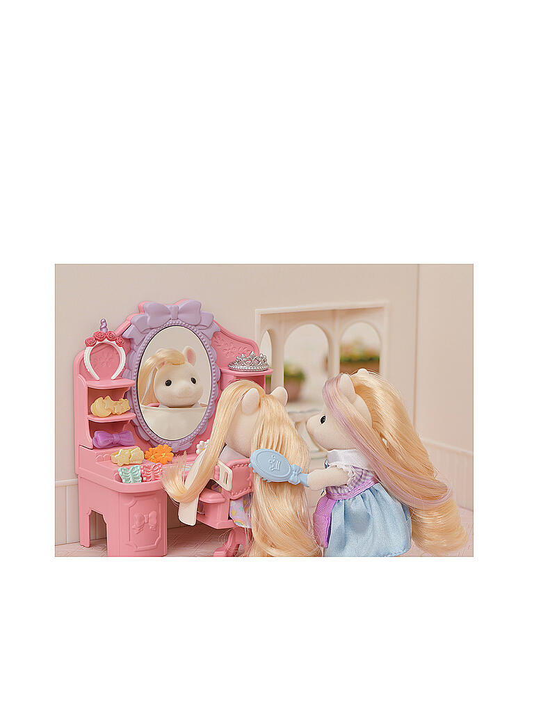 SYLVANIAN FAMILIES Pony Friseursalon mit Figur keine Farbe